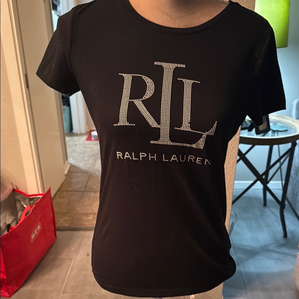 Ralph Lauren Black Short Sleeve Tee